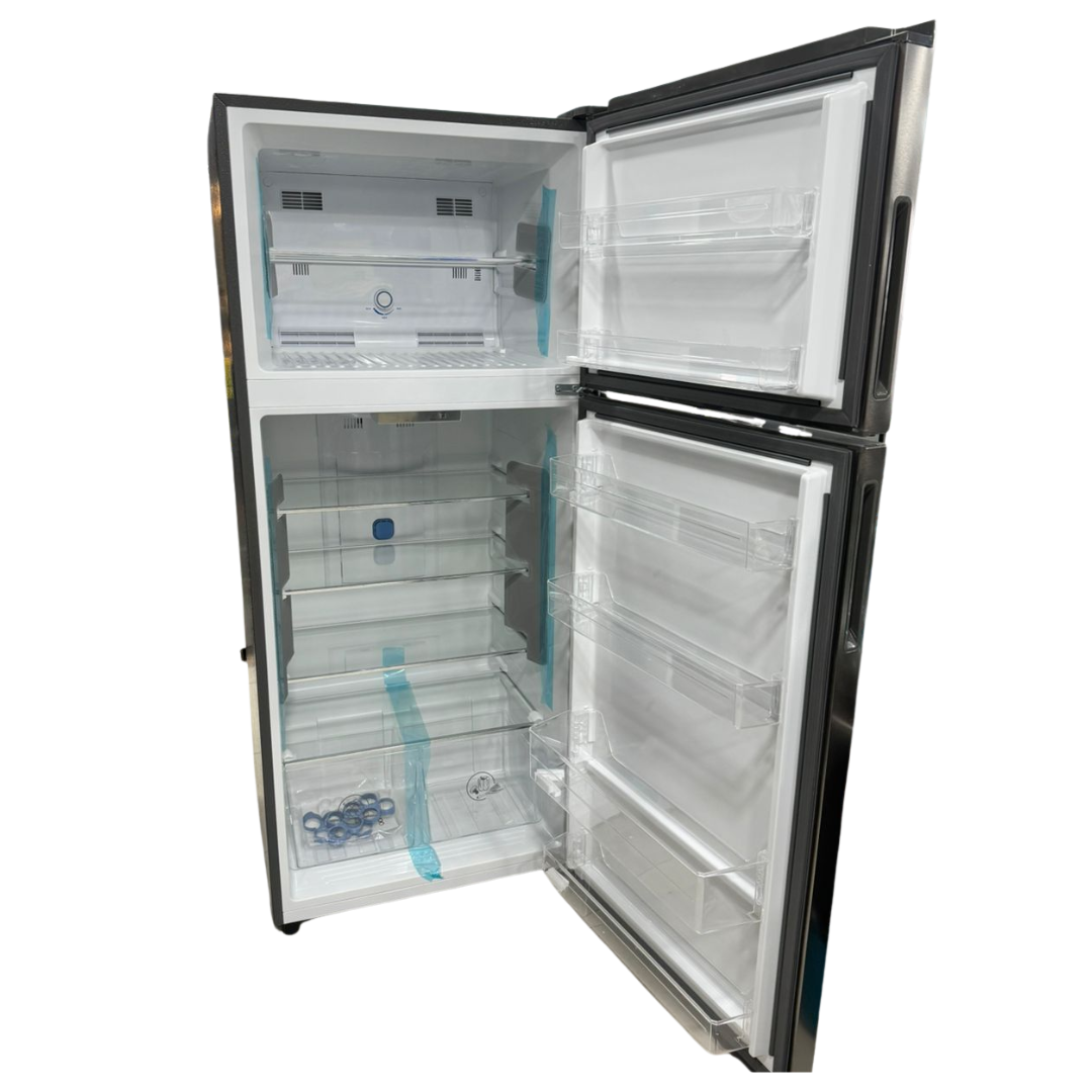 Nevera de 2 Puertas Sin Escarcha 17 Pies Acero Inoxidable 480 Litros Daewoo
