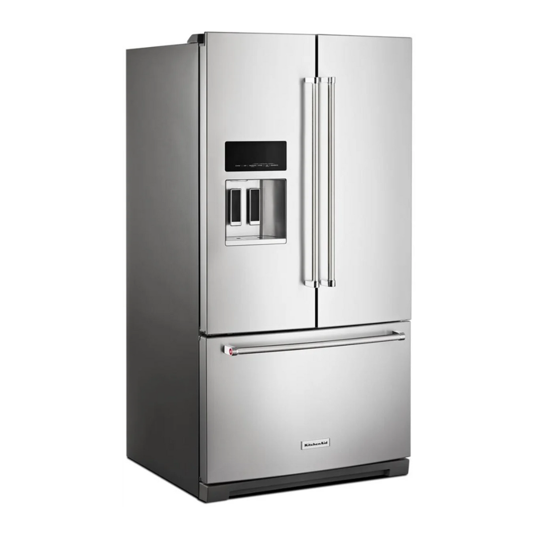 Nevera Con Puerta Francesa 36" Acero Inoxidable 26.8 Pies Cu Kitchenaid