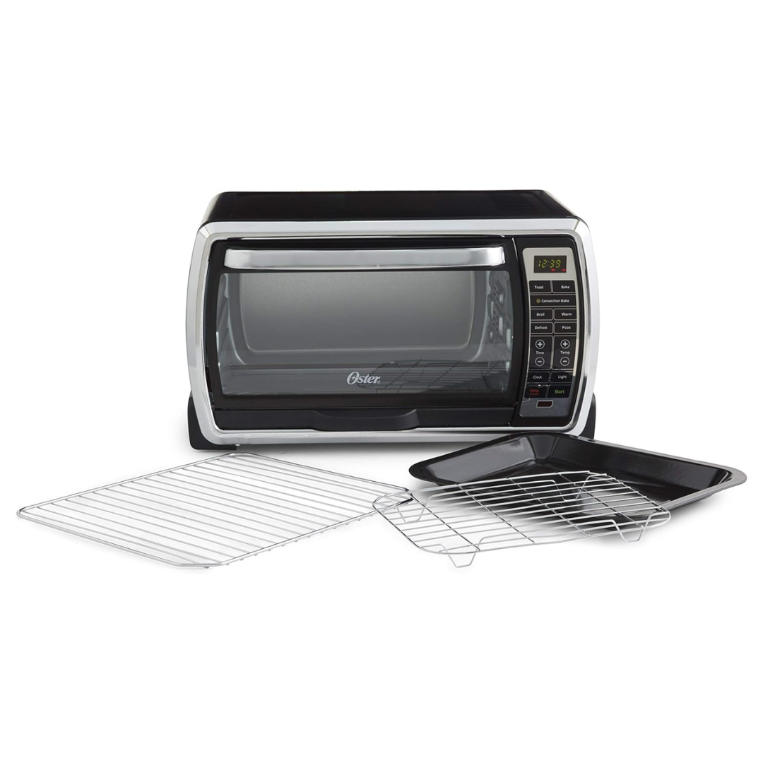 Horno Tostador de Convección Digital Grande 6 Rebanadas Negro/Acero Inoxidable Oster