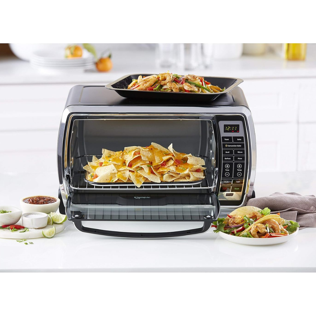 Horno Tostador de Convección Digital Grande 6 Rebanadas Negro/Acero Inoxidable Oster