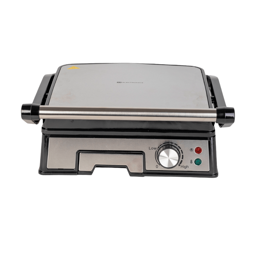 Sandwichera Tipo Plancha Grill Con Perrilla 2000W AS Electronic