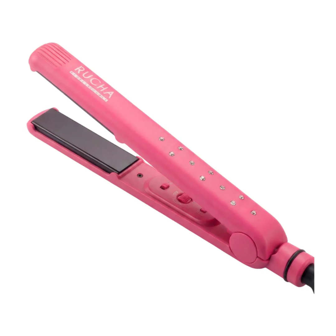 Plancha de Cabello Glow Up Colores 1" Magenta Rucha