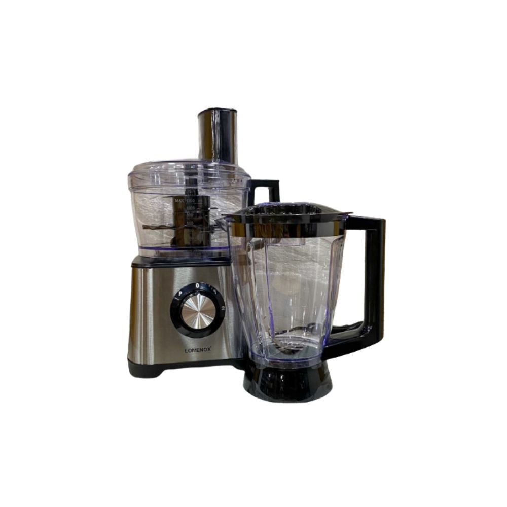 Procesador de Alimentos 600W 10 Funciones 8 Accesorios Lomenox