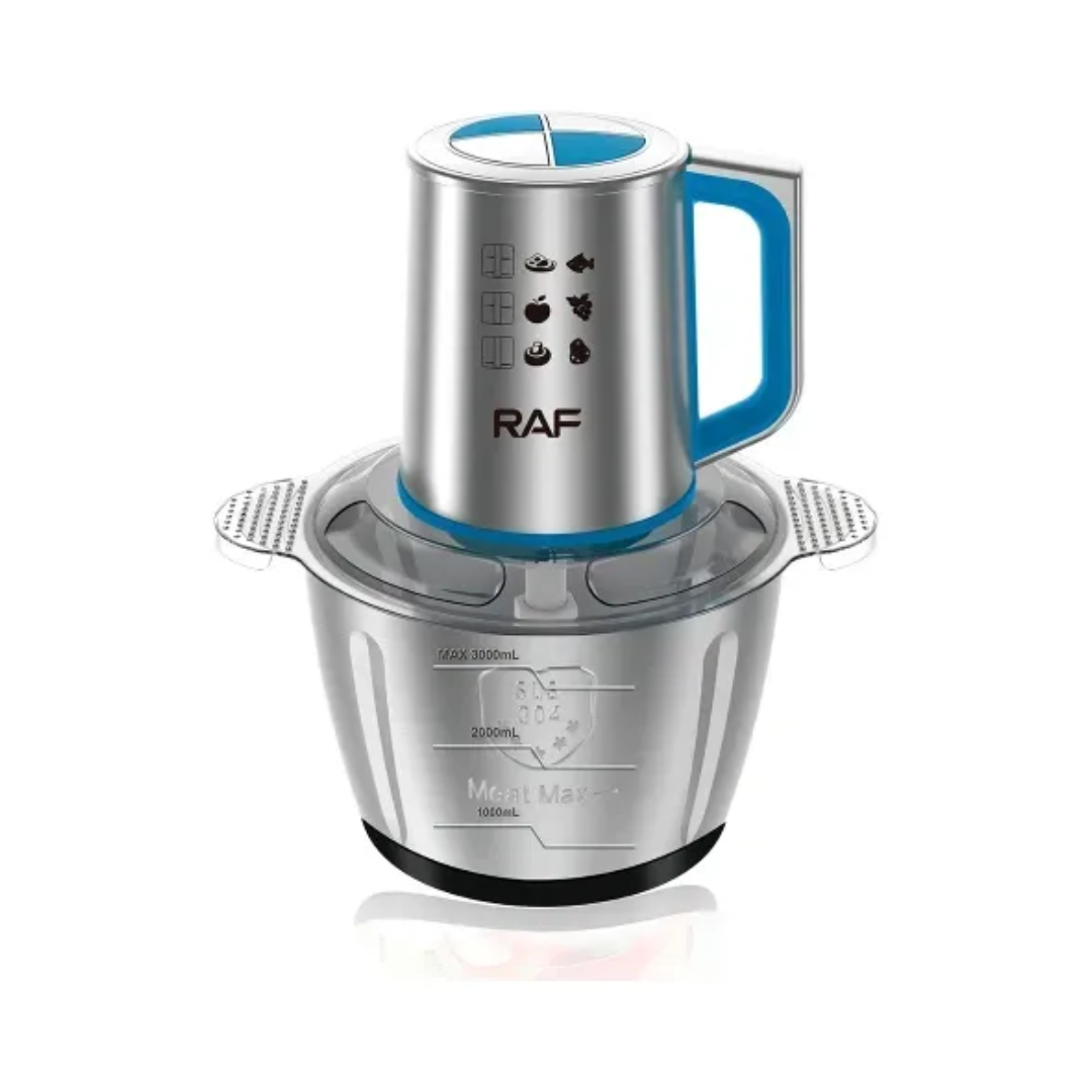 Procesador de Alimento Eléctrico 3 Litros Acero Inoxidable Raf