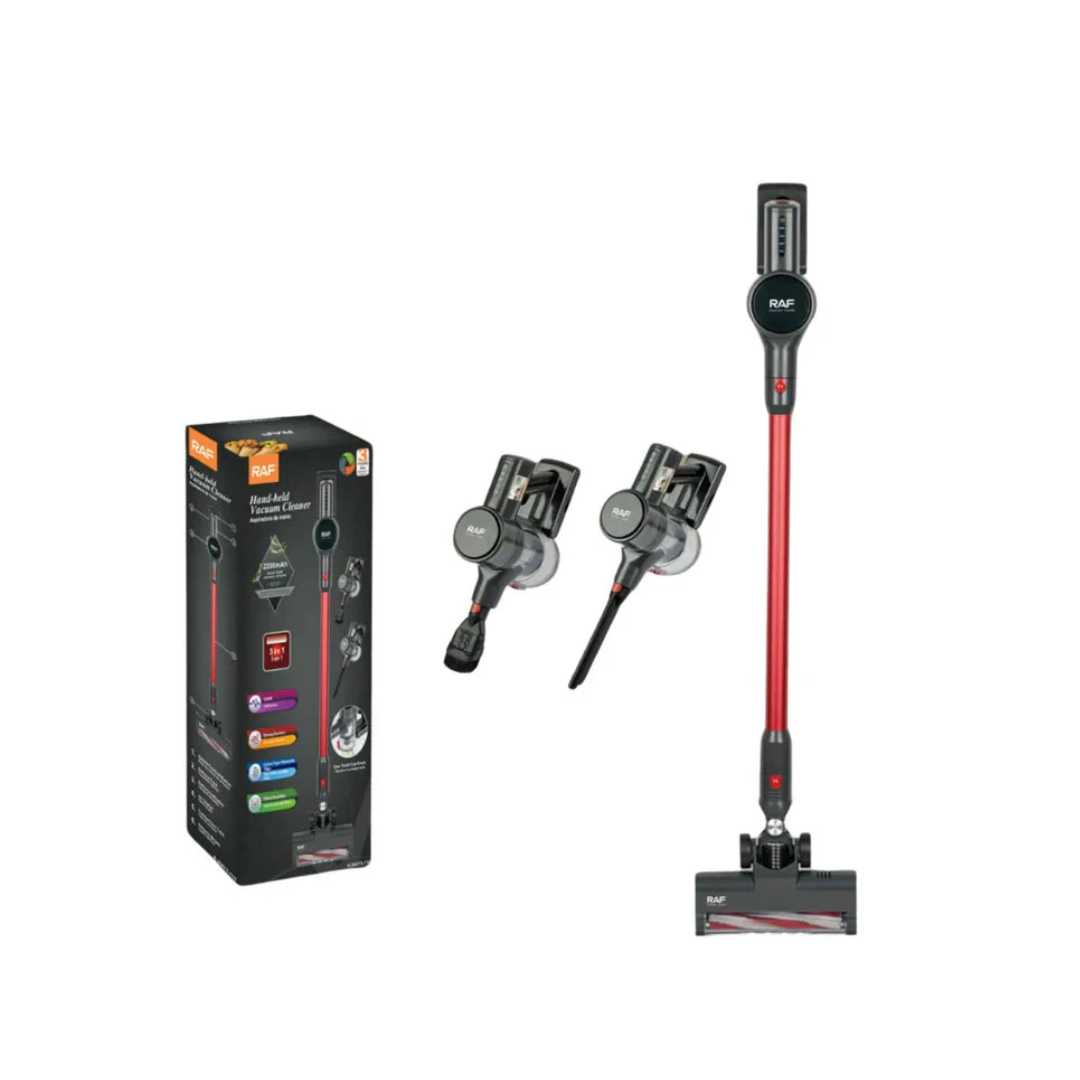 Aspiradora De Mano Inalámbrica 2 En 1 120W Con Filtro Lavable Y Caja De Polvo 700Ml 110V/60 Hz Raf