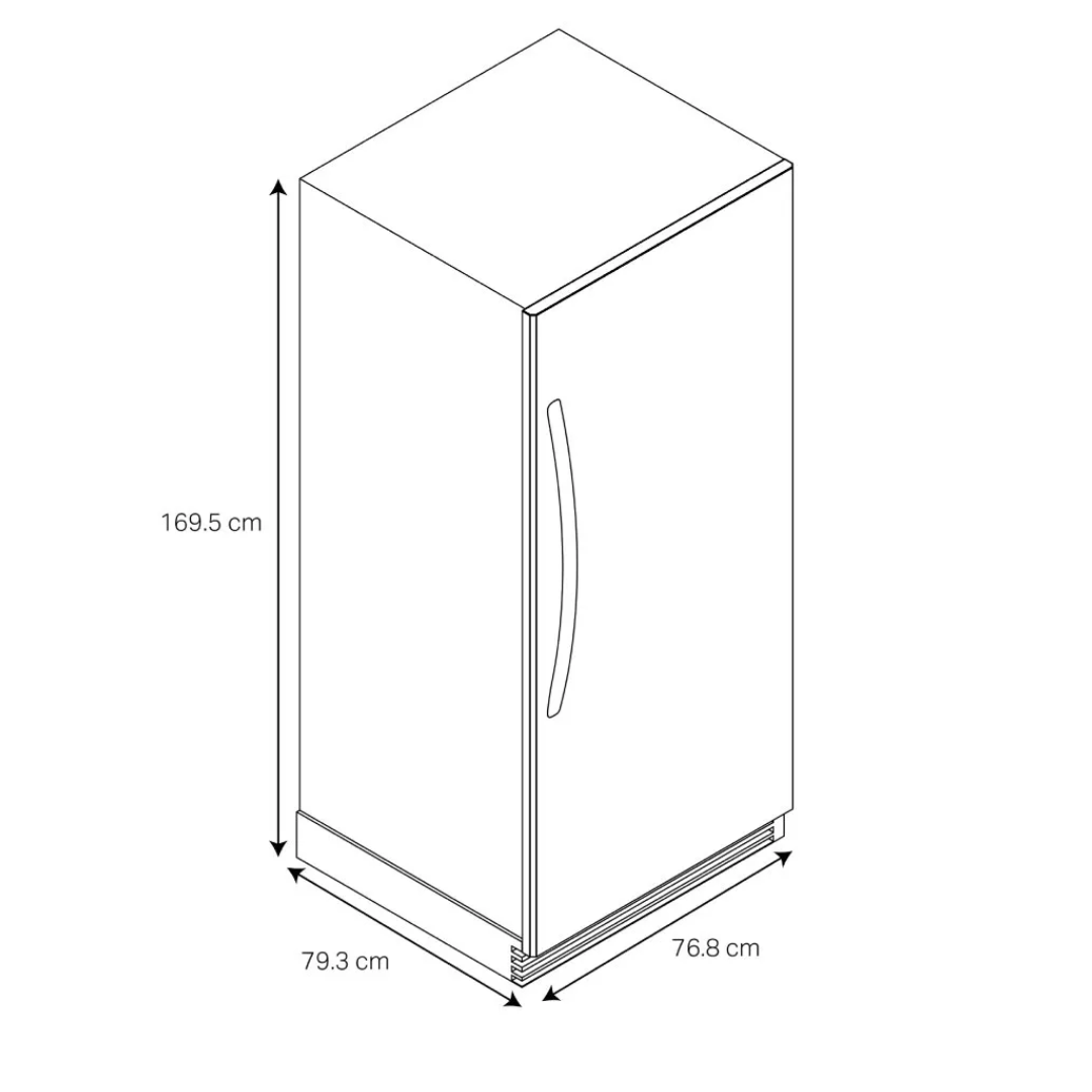 Congelador Individual 18 Pies Cu Acero Inoxidable Whirlpool