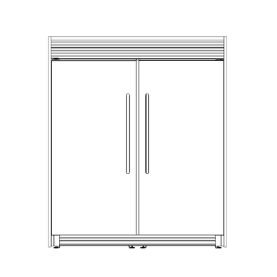 Trim kit de Acero Inoxidable Diseñado para Proporcionar una Apariencia Personalizada e Integrada a un Refrigerador y un Congelador Vertical Sidekick Whirlpool