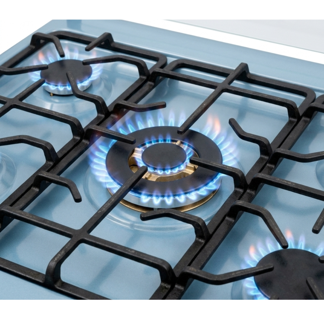 Cocina A Gas 5H DE 30" 76 CM En Acero INOX TECNOLAM