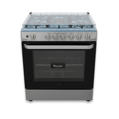 Cocina A Gas 5H DE 30" 76 CM En Acero INOX TECNOLAM