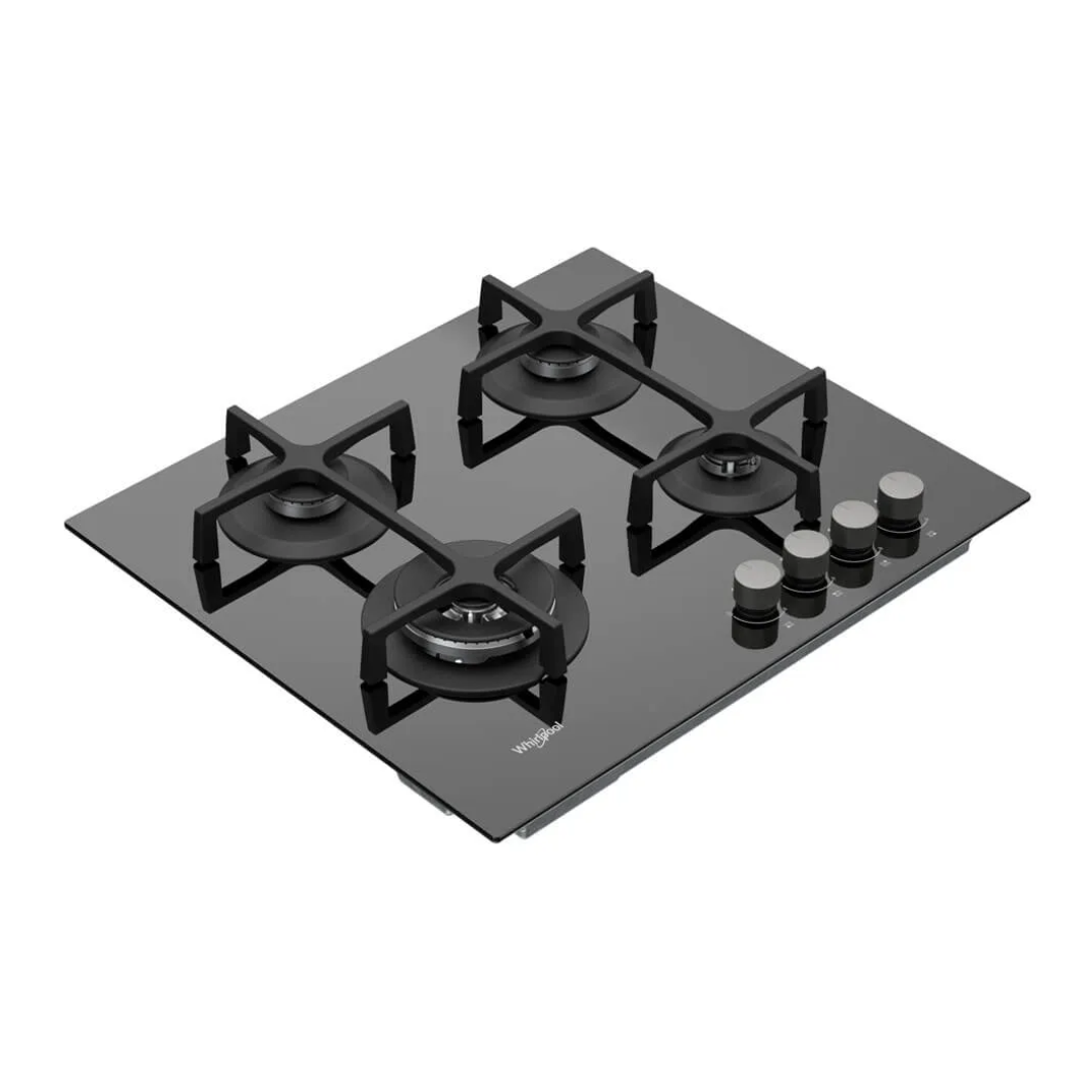 Tope a Gas de Vitrocerámica 23" 4 Hornillas Whirlpool