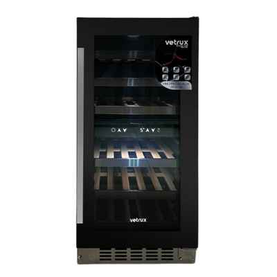 Vinera Pro Dual 28 Botellas Negra Vetrux