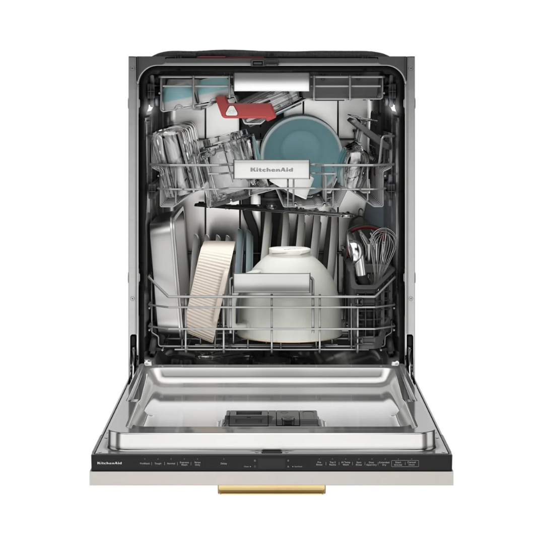 Lavaplatos de Lujo Panelable de 3 Niveles 24" KitchenAid
