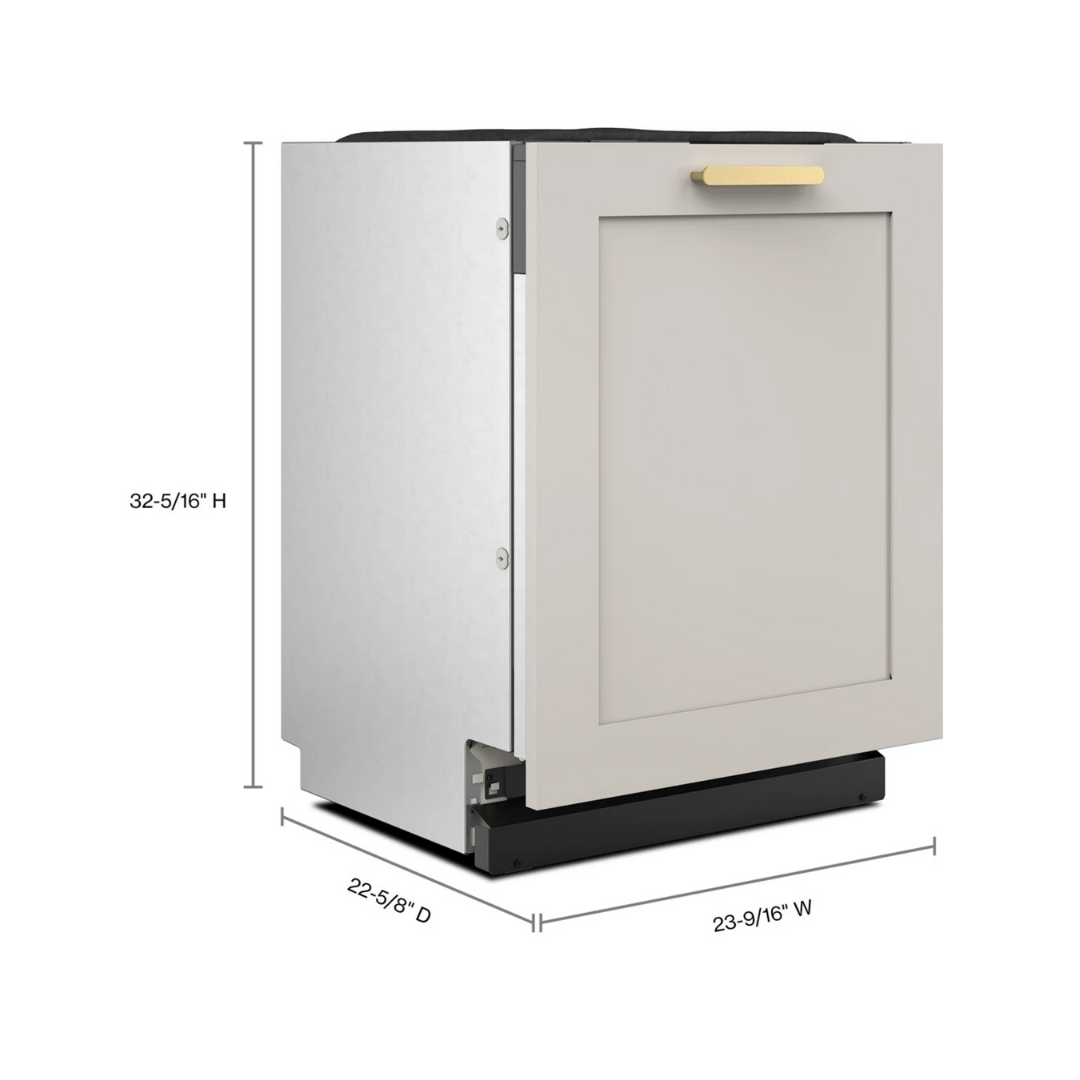 Lavaplatos de Lujo Panelable de 3 Niveles 24" KitchenAid